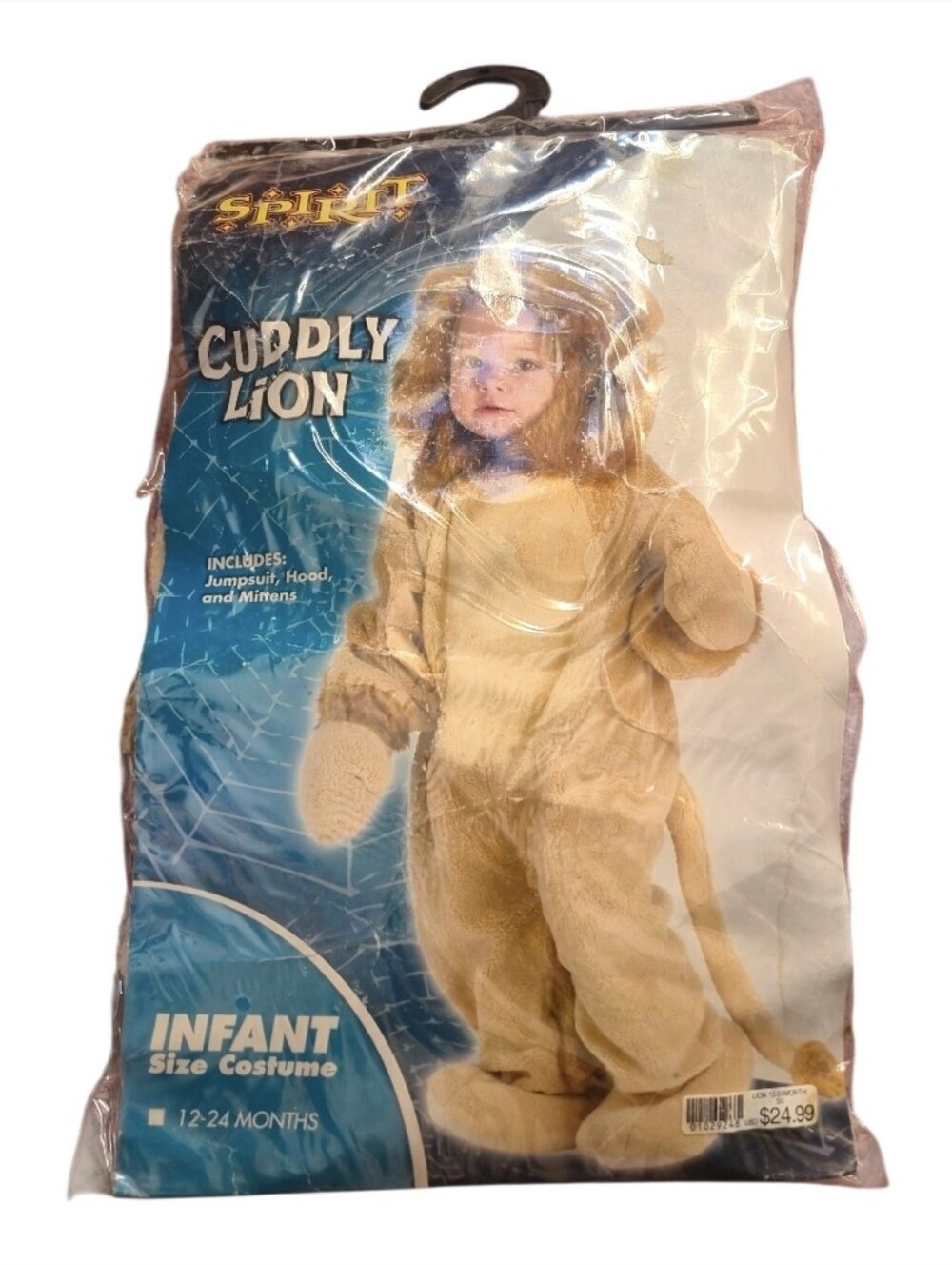 Spirit Cuddly Lion Infant Costume - Cream